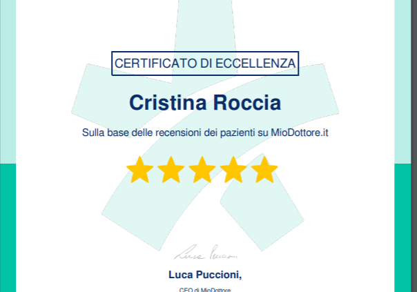 Recensioni Cristina Roccia psicologa